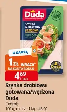 E.Leclerc Szynka drobiowa wędzona Silesia Duda oferta