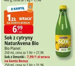 E.Leclerc Sok z limonki Naturavena oferta