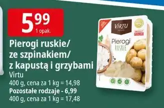 E.Leclerc Pierogi z mięsem Virtu oferta