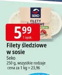 E.Leclerc Filety śledziowe w sosie koperkowym Seko oferta