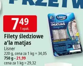 E.Leclerc Filety śledziowe a'la matjas klasyczne Lisner oferta