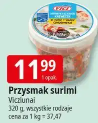 E.Leclerc Surimi w oleju o smaku czosnkowym Vici oferta