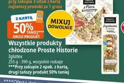 E.Leclerc Pizza z szynką własnego wyrobu i pieczarkami Iglotex Proste Historie Z Pieca Kamiennego oferta