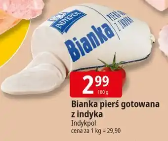 E.Leclerc Pierś z indyka gotowana bianka Indykpol oferta