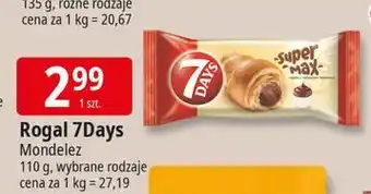 E.Leclerc Rogal z nadzieniem kakaowym 7 Days Super Max oferta