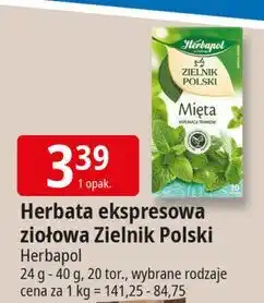 E.Leclerc Herbatka mięta Herbapol Zielnik Polski oferta