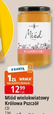 E.Leclerc Miód wielokwiatowy nektarowy Cd Królowa Pszczół oferta