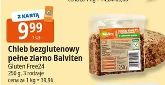 E.Leclerc Chleb bezglutenowy pełne ziarno Balviten oferta