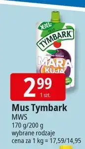E.Leclerc Mus jabłko-banan-marakuja-cytryna Tymbark oferta