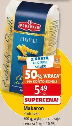 E.Leclerc Makaron fusili Podravka oferta