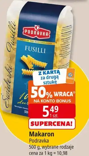 E.Leclerc Makaron fusili Podravka oferta