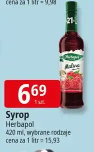 E.Leclerc Syrop malina Herbapol oferta