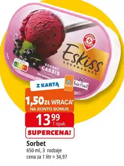 E.Leclerc Sorbet czarna porzeczka Wiodąca Marka Eskiss oferta