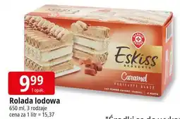 E.Leclerc Rolada lodowa caramel Wiodąca Marka Eskiss oferta
