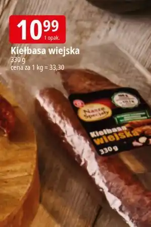 E.Leclerc Kiełbasa wiejska Wiodąca Marka Nasze Specjały oferta