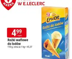 E.Leclerc Rożki do lodów Wiodąca Marka Epi D'or oferta
