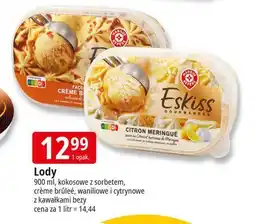 E.Leclerc Lody o smaku waniliowym z sosem Wiodąca Marka Eskiss oferta