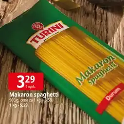 E.Leclerc Makaron spaghetti Wiodąca Marka Turini oferta