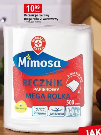 E.Leclerc Ręcznik papierowy mega rolka Wiodąca Marka Mimosa oferta