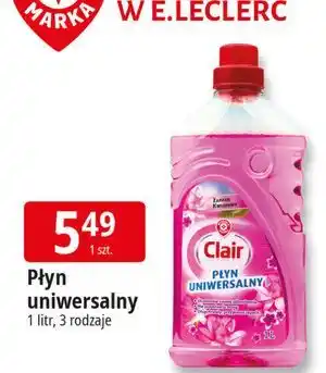 E.Leclerc Płyn uniwerslany zapach kwiatowy Wiodąca Marka Clair oferta