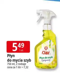 E.Leclerc Płyn do mycia szyb cytrynowy Wiodąca Marka Clair oferta