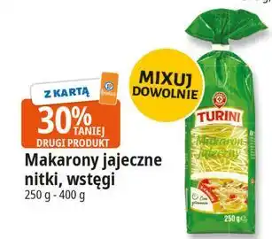 E.Leclerc Makaron 2-jajeczny wstęgi Wiodąca Marka Turini oferta