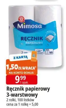 E.Leclerc Ręcznik kuchenny 3-warstwowy Wiodąca Marka Mimosa oferta