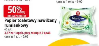 E.Leclerc Papier toaletowy rumiankowy Wiodąca Marka Mimosa oferta