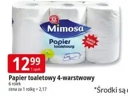 E.Leclerc Papier toaletowy 4-warstwowy Wiodąca Marka Mimosa oferta