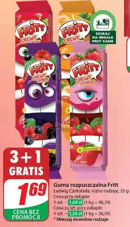 Dino Cukierki rozpuszczalne Fritt oferta