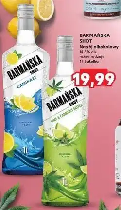 Kaufland Wódka Barmańska Shot oferta