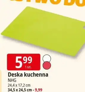 E.Leclerc Deska do krojenia 34.5 x 24.5 cm Nhg oferta