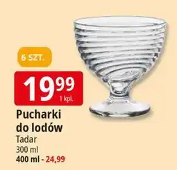 E.Leclerc Pucharki do lodów 400 ml Tadar oferta