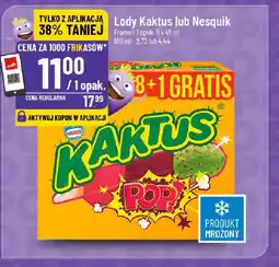 Polomarket Lody Kaktus lub Nesquik oferta