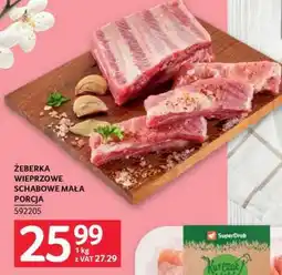 Selgros Żeberka wieprzowe schabowe mała porcja oferta