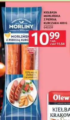 Selgros Kiełbasa Morlińska z piersią kurczaka 400 g oferta