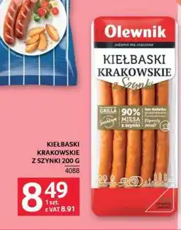 Selgros KIEŁBASKI KRAKOWSKIE Z SZYNKI 200 G oferta