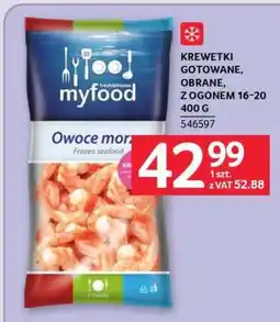 Selgros Krewetki gotowane, obrane, z ogonem 16-20 oferta