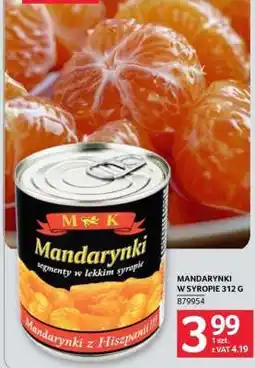 Selgros Mandarynki w syropie 312 g oferta