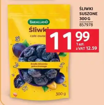 Selgros Śliwki Suszone 300 g oferta