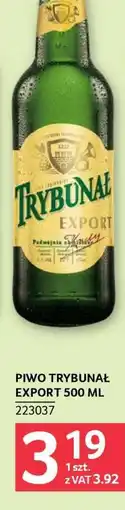 Selgros PIWO TRYBUNAŁ EXPORT 500 ML oferta