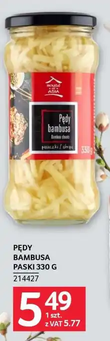Selgros Pędy bambusa paski 330 g oferta
