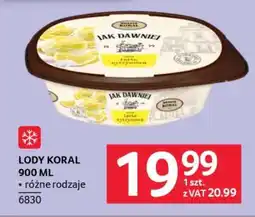 Selgros Lody Koral 900 ml oferta