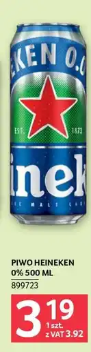 Selgros PIWO HEINEKEN 0% 500 ML oferta