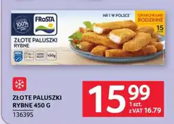 Selgros ZŁOTE PALUSZKI RYBNE 450 G oferta