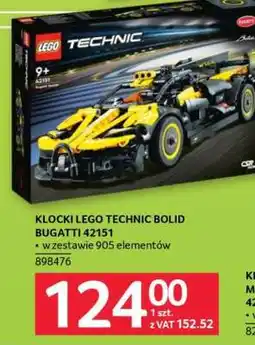 Selgros Klocki LEGO Technic Bolid Bugatti 42151 oferta