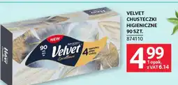 Selgros VELVET CHUSTECZKI HIGIENICZNE 90 SZT oferta
