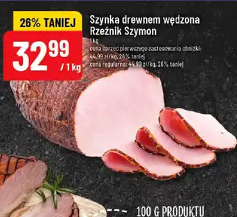 Polomarket Szynka drewnem wędzona Rzeźnik Szymon oferta