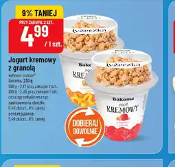 Polomarket Jogurt kremowy z granolą Bakoma oferta