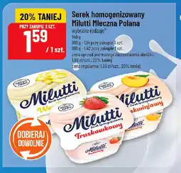 Polomarket Serek homogenizowany Milutti Mleczna Polana oferta